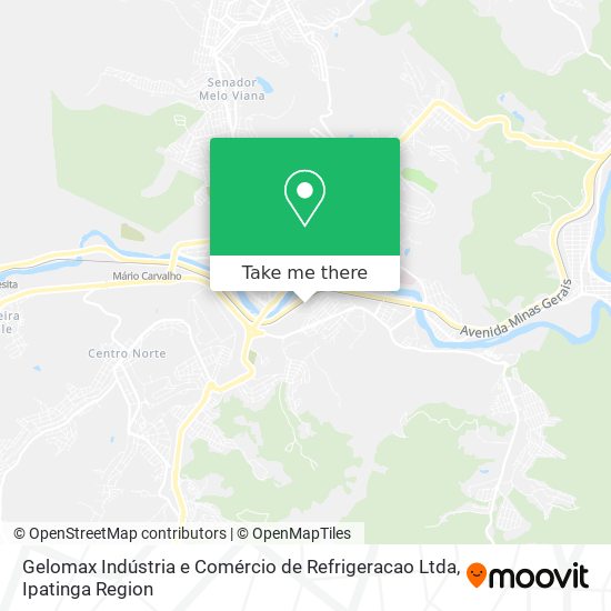 Mapa Gelomax Indústria e Comércio de Refrigeracao Ltda