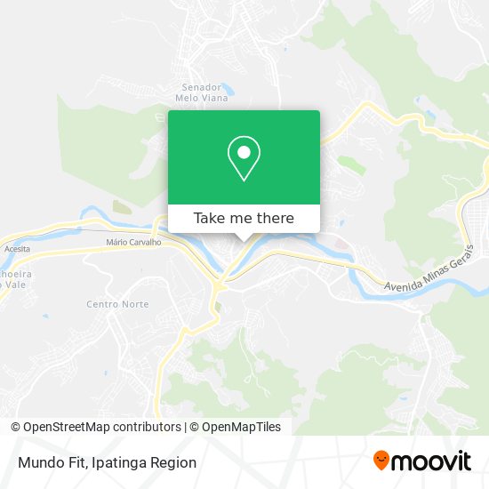 Mundo Fit map