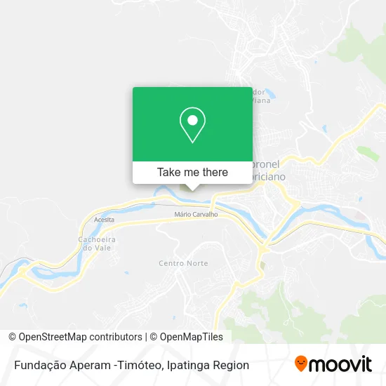 Fundação Aperam -Timóteo map