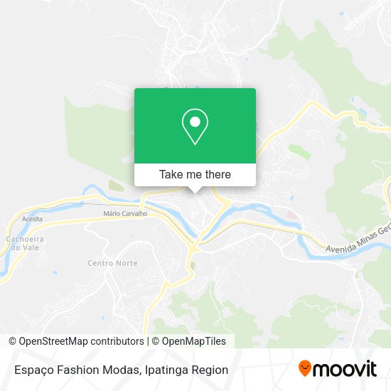 Espaço Fashion Modas map