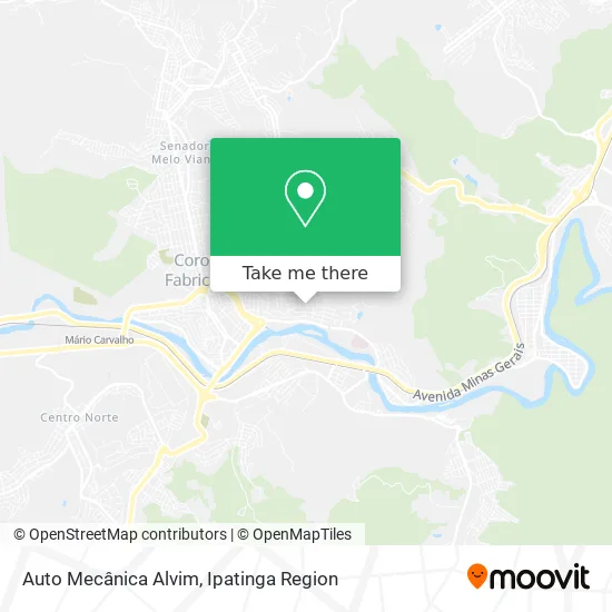 Auto Mecânica Alvim map