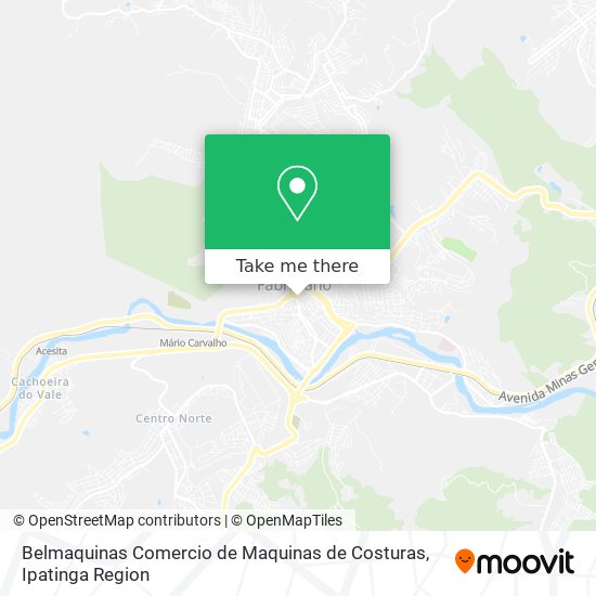 Belmaquinas Comercio de Maquinas de Costuras map