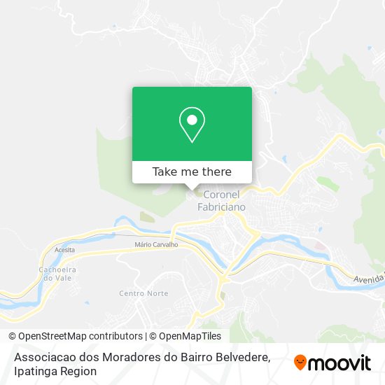 Associacao dos Moradores do Bairro Belvedere map