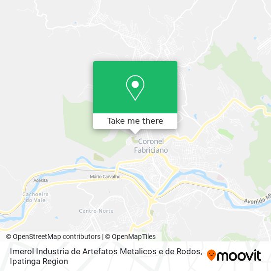 Mapa Imerol Industria de Artefatos Metalicos e de Rodos