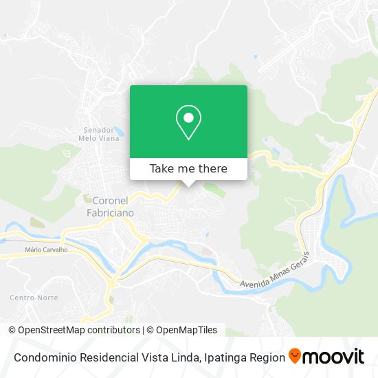 Condominio Residencial Vista Linda map