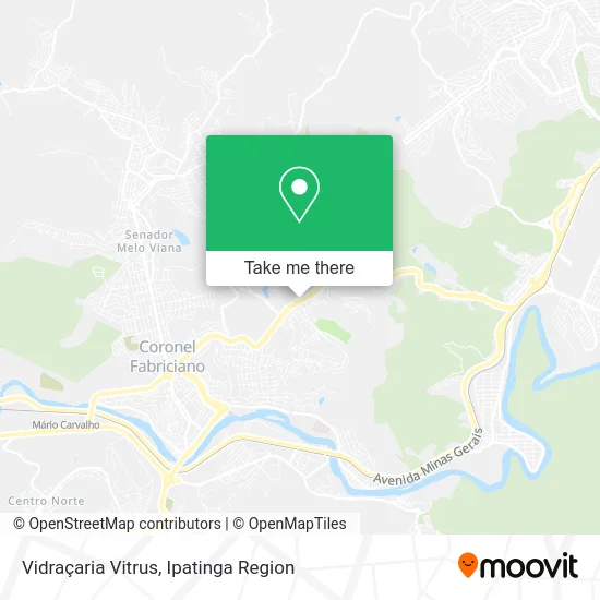 Vidraçaria Vitrus map