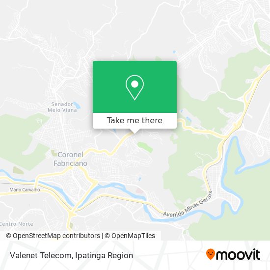 Valenet Telecom map