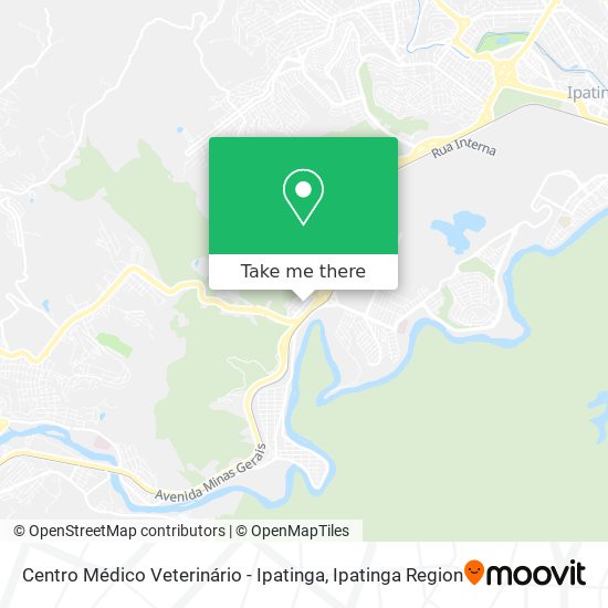 Centro Médico Veterinário - Ipatinga map