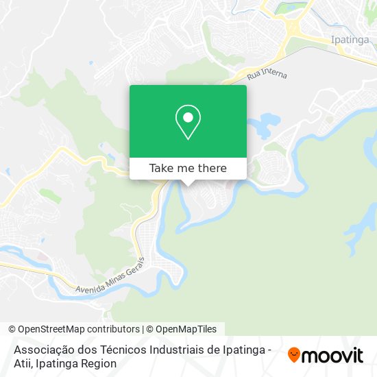 Associação dos Técnicos Industriais de Ipatinga - Atii map