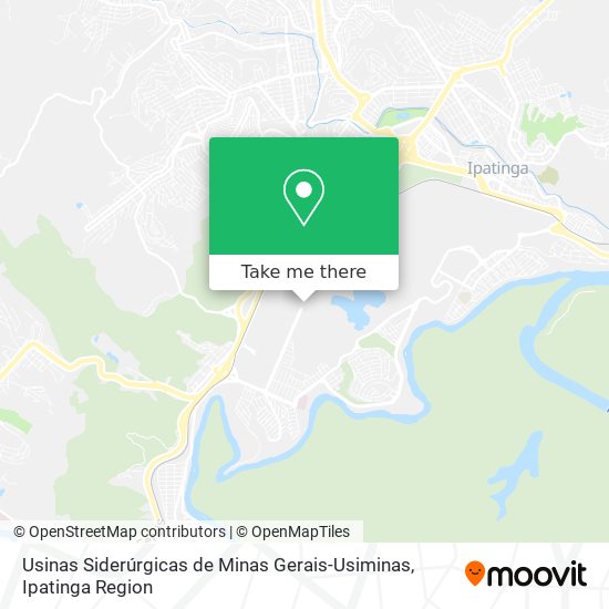 Usinas Siderúrgicas de Minas Gerais-Usiminas map