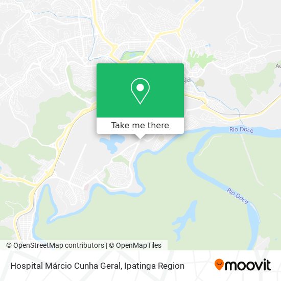 Hospital Márcio Cunha Geral map