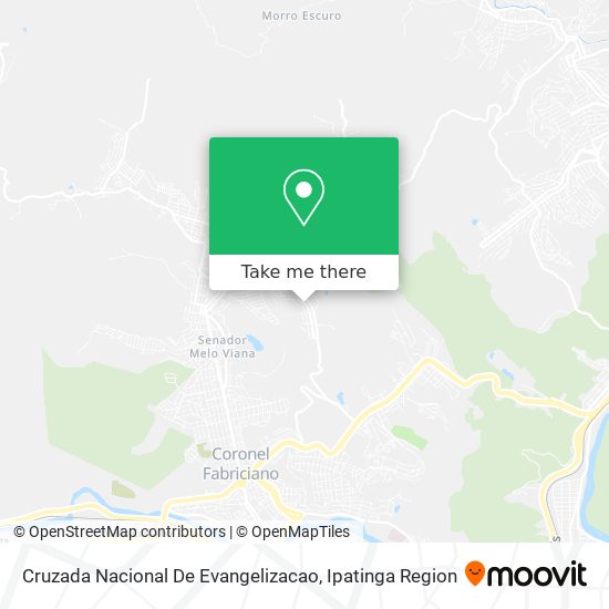 Cruzada Nacional De Evangelizacao map