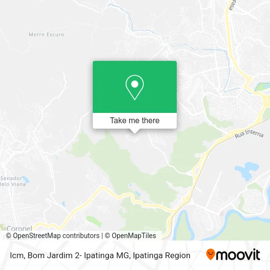 Icm, Bom Jardim 2- Ipatinga MG map