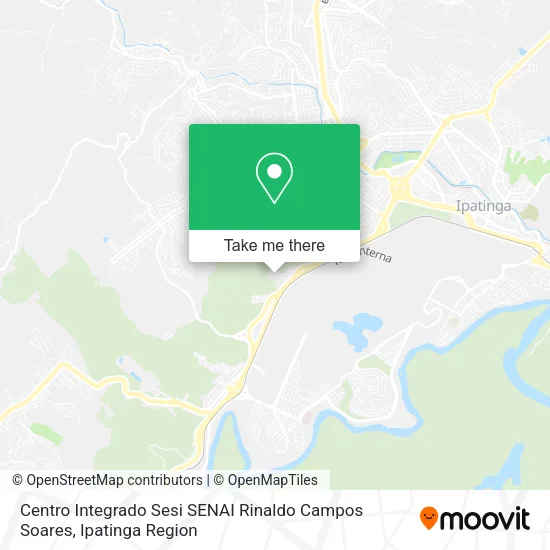 Centro Integrado Sesi SENAI Rinaldo Campos Soares map