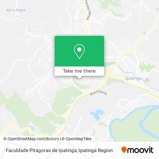 Faculdade Pitágoras de Ipatinga map