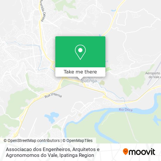 Associacao dos Engenheiros, Arquitetos e Agronomomos do Vale map