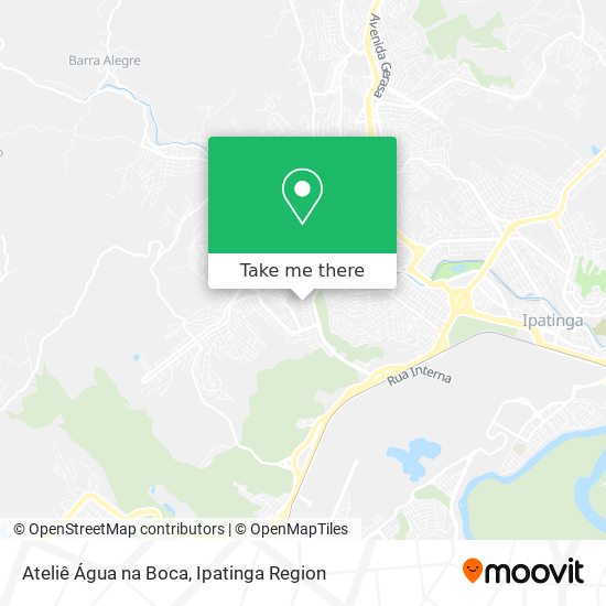 Ateliê Água na Boca map