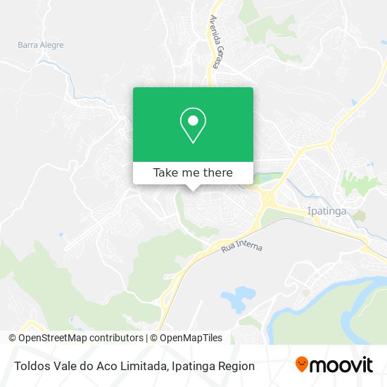 Toldos Vale do Aco Limitada map