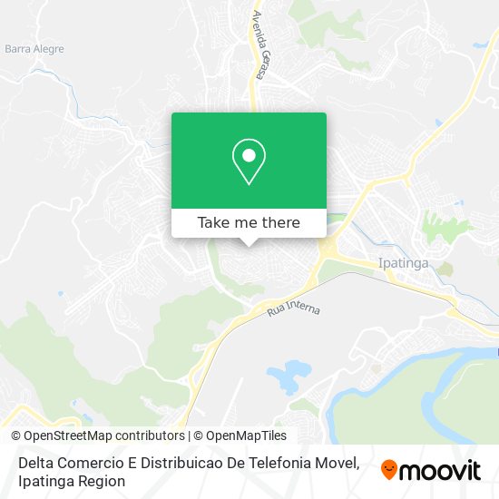 Delta Comercio E Distribuicao De Telefonia Movel map