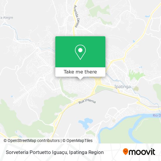 Sorveteria Portuetto Iguaçu map