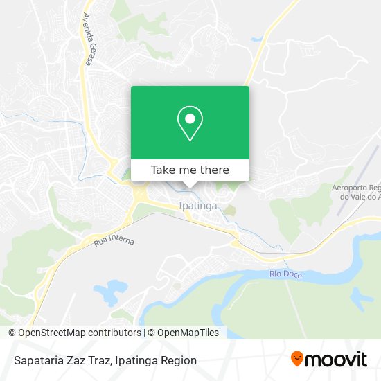 Sapataria Zaz Traz map