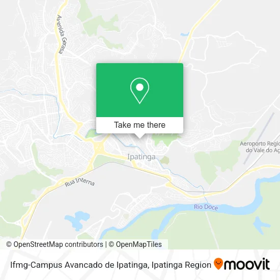 Ifmg-Campus Avancado de Ipatinga map
