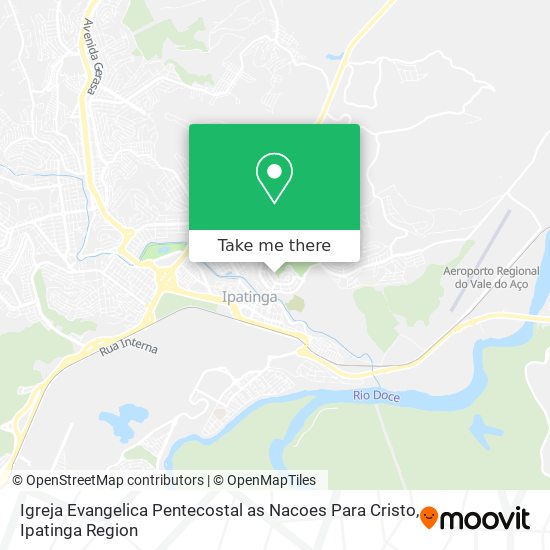 Igreja Evangelica Pentecostal as Nacoes Para Cristo map