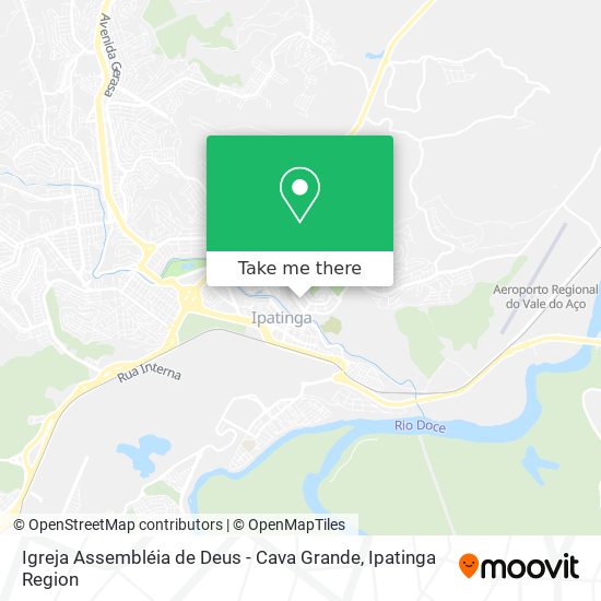 Igreja Assembléia de Deus - Cava Grande map