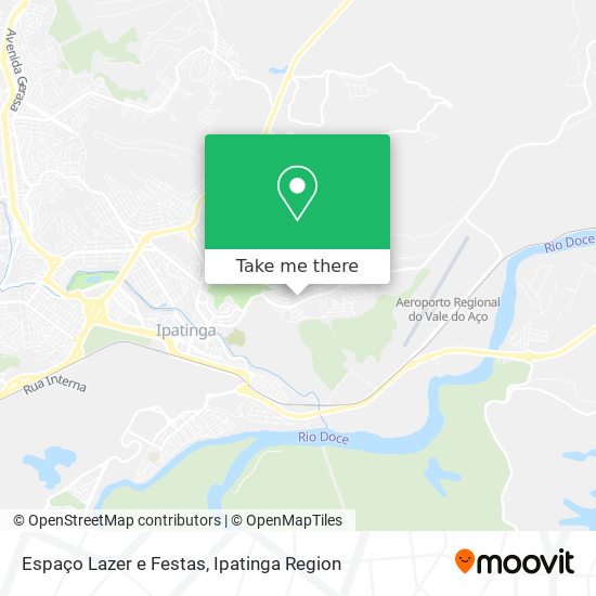 Espaço Lazer e Festas map