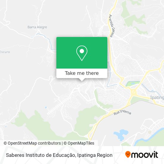 Saberes Instituto de Educação map