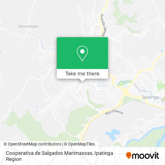 Cooperativa de Salgados Marimassas map