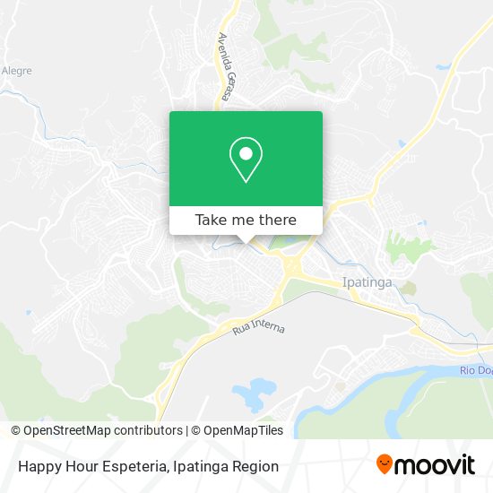 Happy Hour Espeteria map