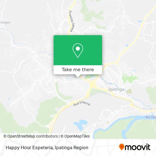 Happy Hour Espeteria map