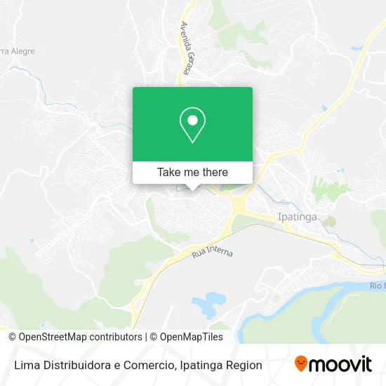 Lima Distribuidora e Comercio map