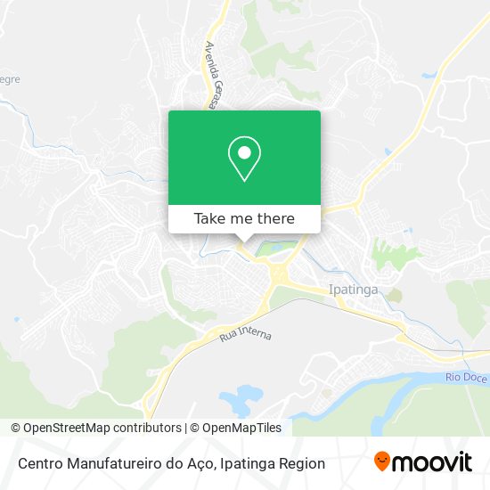 Centro Manufatureiro do Aço map