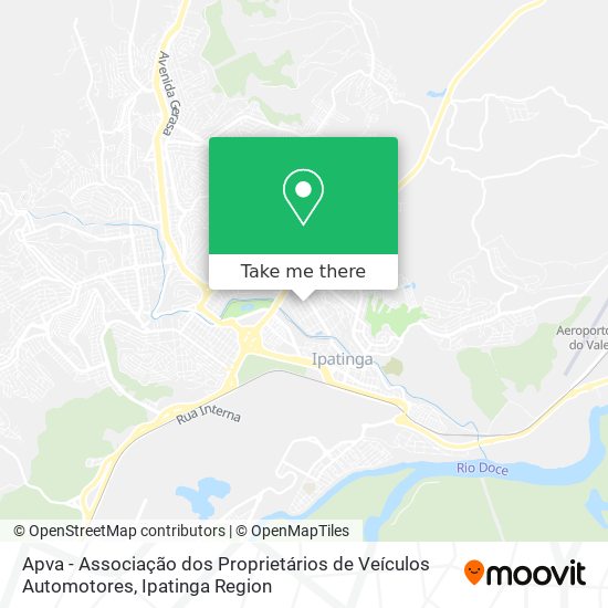 Apva - Associação dos Proprietários de Veículos Automotores map