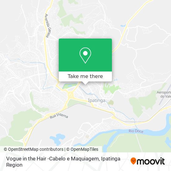 Vogue in the Hair -Cabelo e Maquiagem map