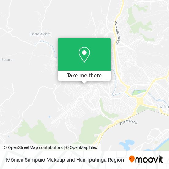 Mônica Sampaio Makeup and Hair map