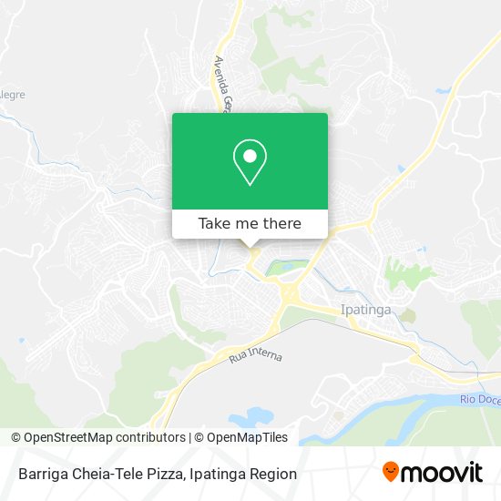 Barriga Cheia-Tele Pizza map