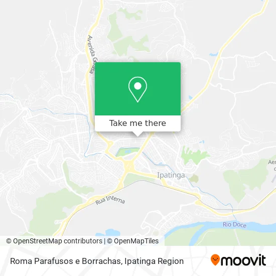 Roma Parafusos e Borrachas map