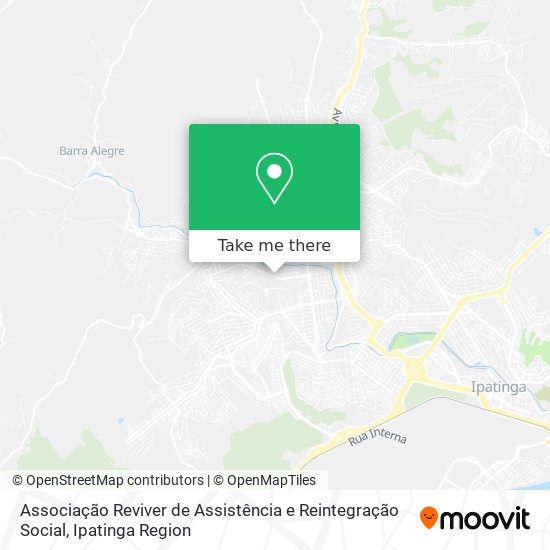 Associação Reviver de Assistência e Reintegração Social map