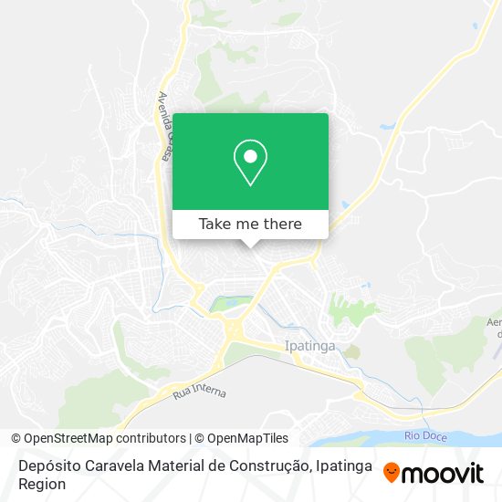 Depósito Caravela Material de Construção map