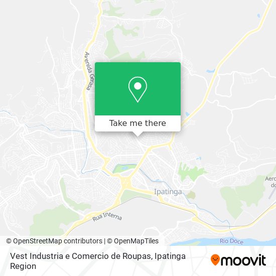 Vest Industria e Comercio de Roupas map