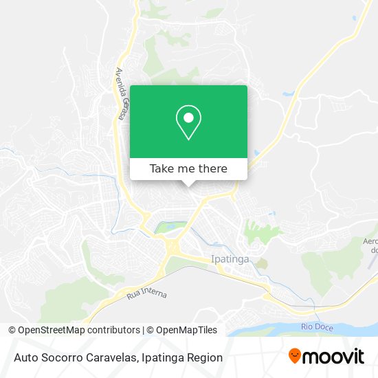 Auto Socorro Caravelas map