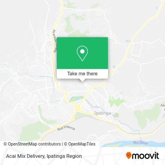 Acai Mix Delivery map