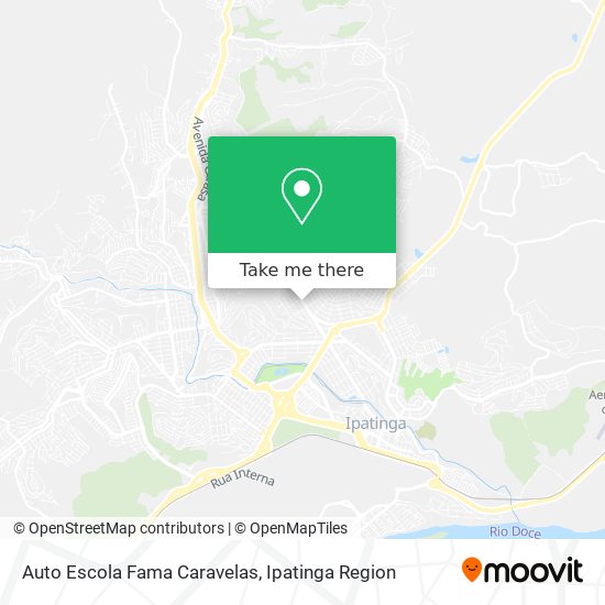 Auto Escola Fama Caravelas map