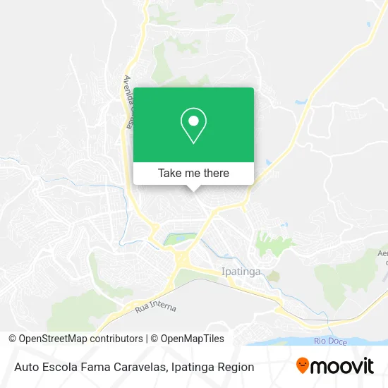 Auto Escola Fama Caravelas map