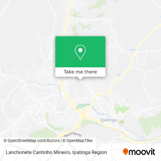 Lanchonete Cantinho Mineiro map