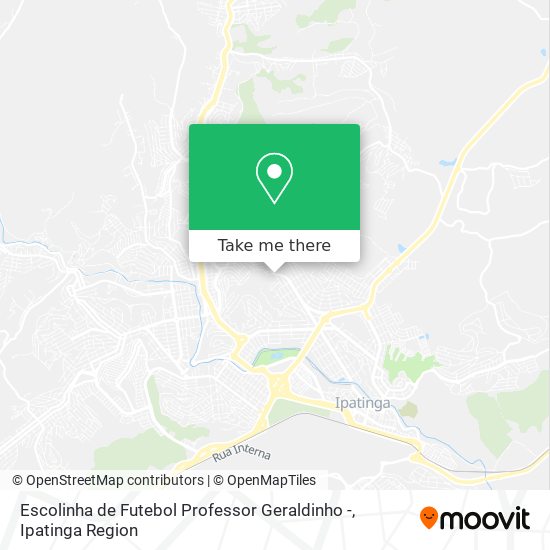 Escolinha de Futebol Professor Geraldinho - map