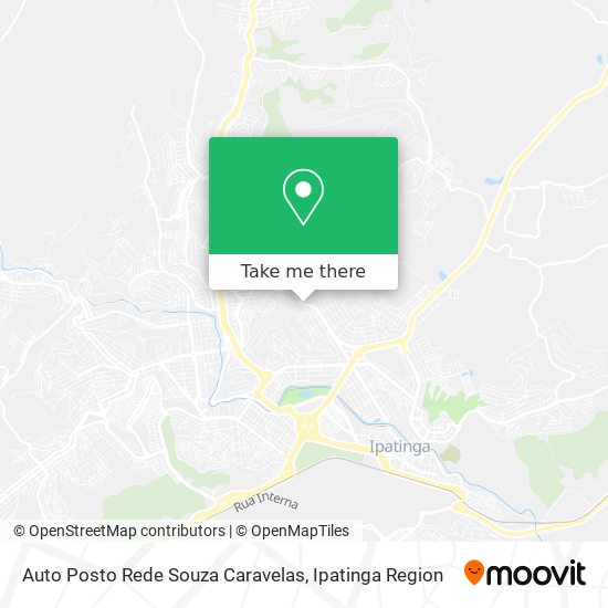 Auto Posto Rede Souza Caravelas map